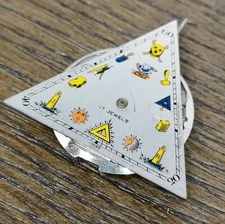 Minerva Rare Masonic Watch Movement for Projects, Ticks but Stops (L127)