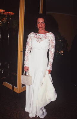Christine Neubauer Bavarian Film Ball In Munich 180197 1997 Old Photo