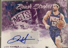 2021-22 Panini Court Kings - Brush Strokes Sapphire #BR-JHS Joe Harris /25 (AU)