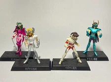 Glacier, Shiryu, Seiya, Shun Saint Seiya Bandai Gashapon Collection Figure Toy.