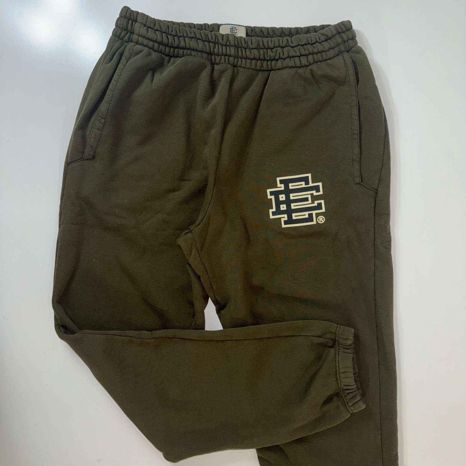 Eric Emanuel EE Basic SS23 Olive Mens XL Joggers Sweatpants New
