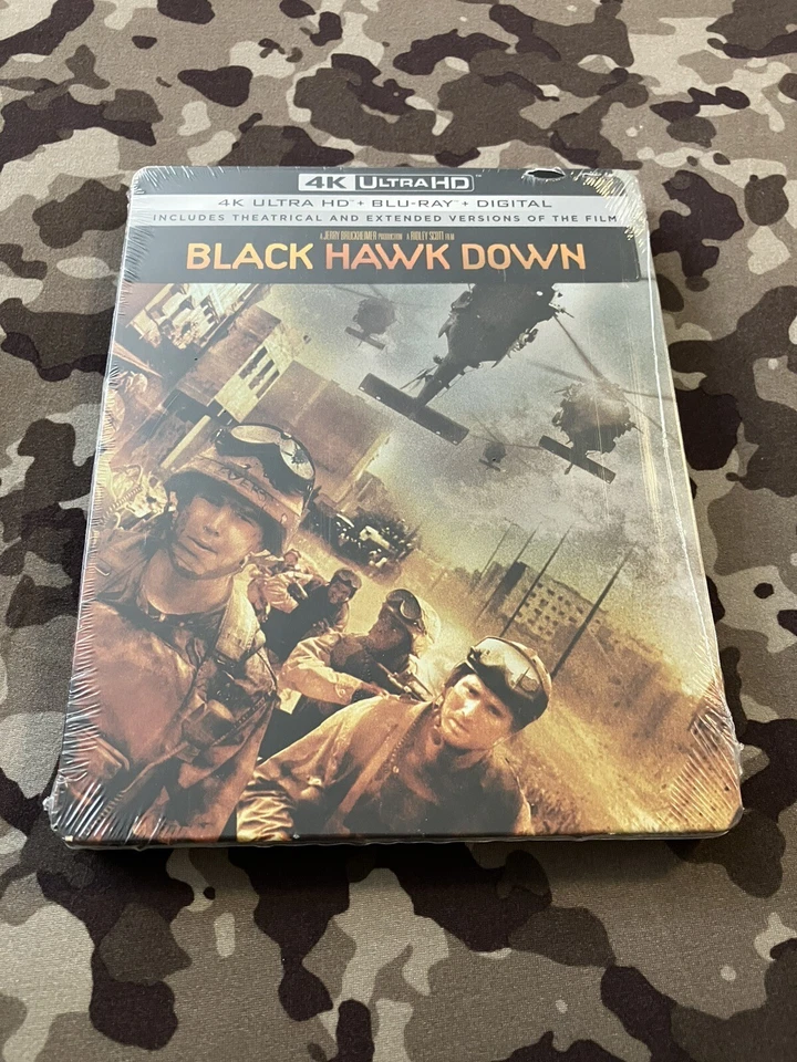 BLacK HaWK DoWN: 4K+blu-ray+d/c Limited Edition sTeeLBooK “OOP/MiNT💥BRaND NeW💥 Foto 3 de 4