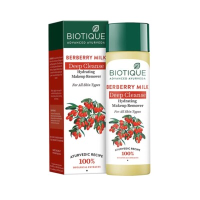 Biotique Berberry Milk Deep Cleanse Hydrating Makeup Remover 120ml,
