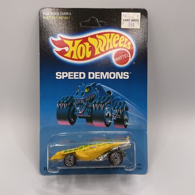 VINTAGE HOT WHEELS 1988 SPEED DEMONS TURBOA  - Sealed - On Card - Unpunched