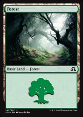 Forest (295) - Foil ~ Near Mint Shadows over Innistrad MTG Magic UltimateMTG Lan