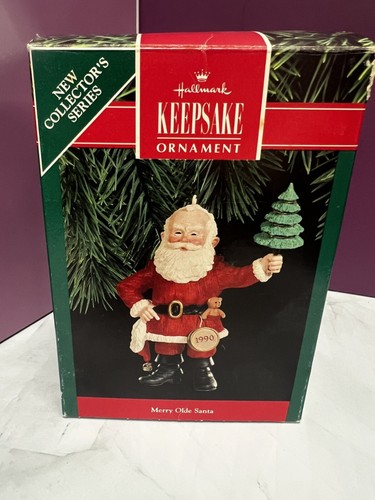 Vtg Hallmark Keepsake Merry Olde Santa Christmas Ornament 1st in the Series 1990 - Picture 4 of 4