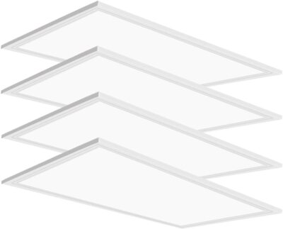 4PCS 2x4FT LED Flat Panel Light,Ultra Thin Edge-Lit Troffer Panel Work 120-277V