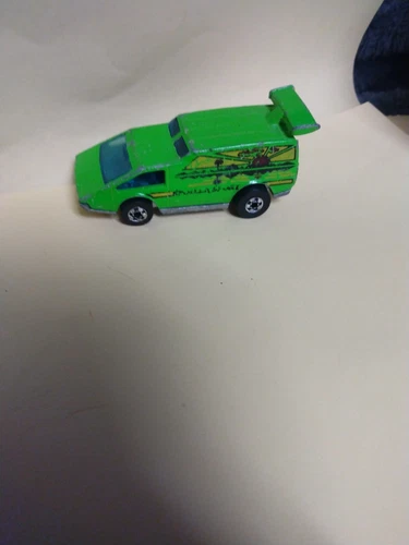 Vintage 1976 Hot Wheels Spoiler Sport Green Van Rare Original Hong Kong