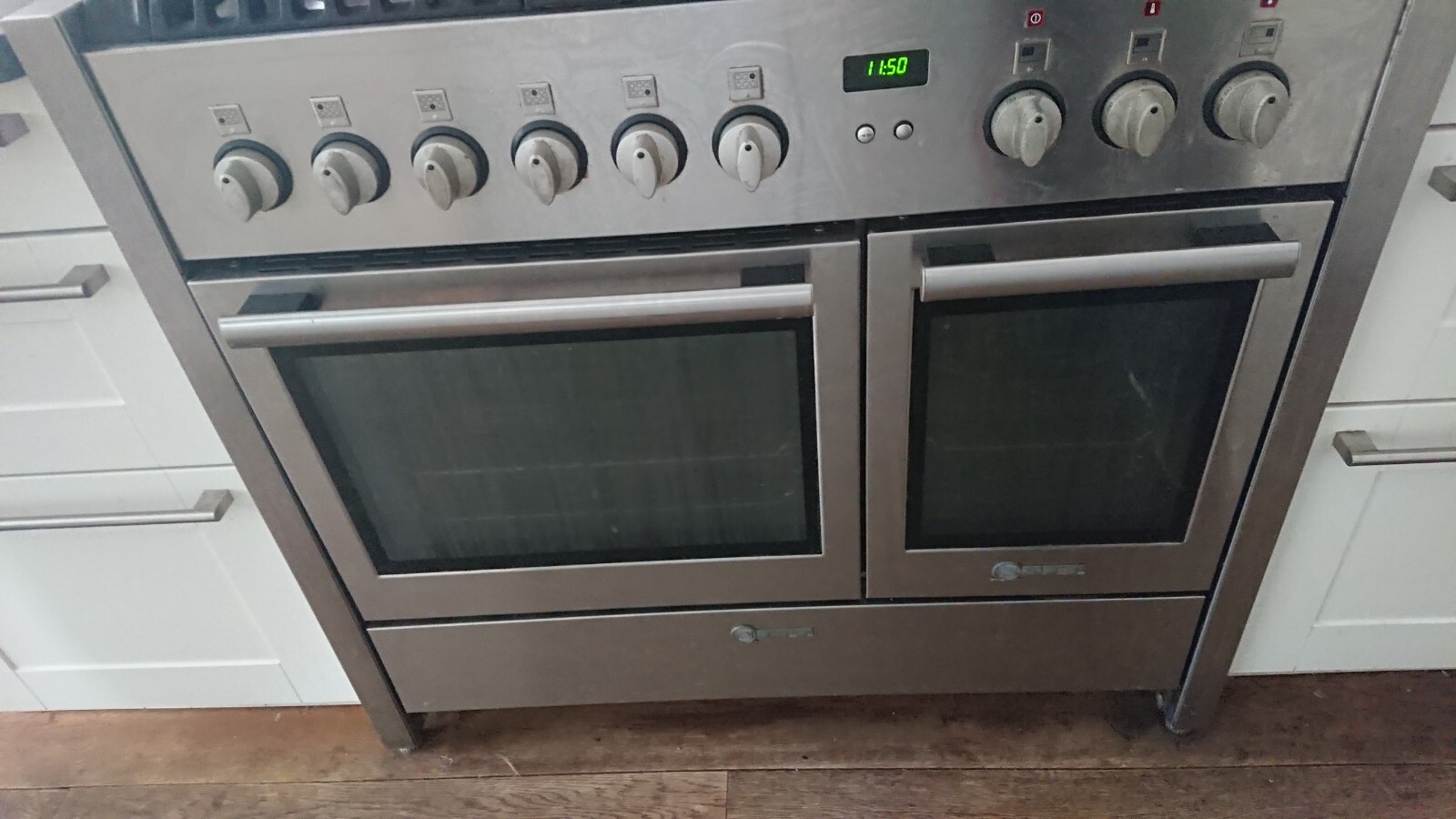 Neff 100 cm Freestanding Dual Fuel Range Cooker In Stainless Steel eBay