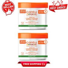 2Pk Cantu Shea Butter Leave-In Conditioning Repair Cream, Intense Moisture 16 oz