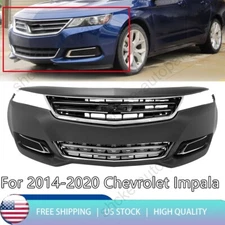 Front Bumper Cover & Grille Assembly For 2014-2018 2019 2020 Chevrolet Impala