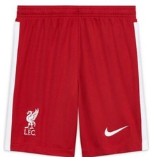 Image of Liverpool Football Shorts Nike Home Shorts Large Adults Red/White
