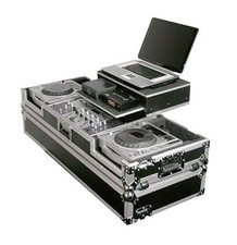 Odyssey FZGS19CDJW Flight Zone Glide Style Laptop DJ CD Mixer Coffin Case Wheels