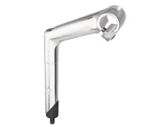 110MM LONG GENUINE ALLOY M.T.B BICYCLE STEM (QUILL DIAMETER 21.1MM) IN SILVER.