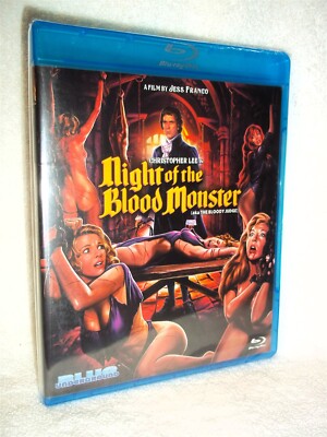 Night Of The Blood Monster (Blu-ray, 2024) NEW Christopher Lee horror captivity