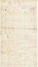 1868-69 Ledger Receipt 4 Shoeing Horses & Wagon Repairs  EH Bowman Rochester NY