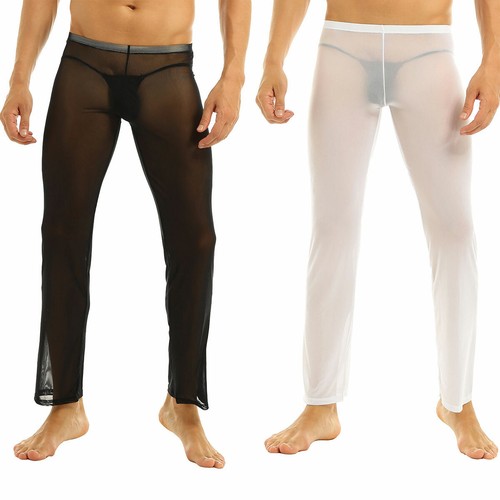 Sexy Mens See through Underwear Mesh 