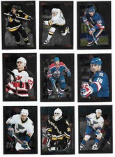 1995-96 Score Hockey Black Ice & Artist's Proof Parallels - You Pick, Choose