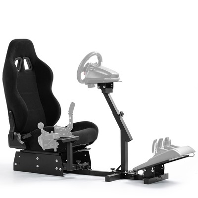 Zootopo G920 Racing Sim Cockpit Stand with Seat For Logitech G923 Thrustmaster