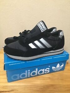 Vintage Early 80s ADIDAS CONTEST Running Shoes US Sz 8 3328A Silver Black  GB7.5 | eBay