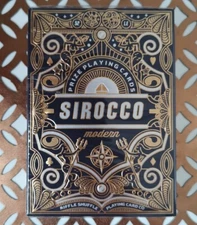 Sirocco Modern Playing Cards New & Sealed Limited Edition Riffle Shuffle Deck