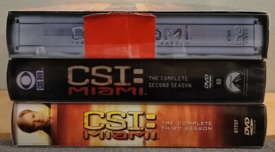 CSI Miami Season 1, 2, and 3 - First - Second - Third - DVD Set TV