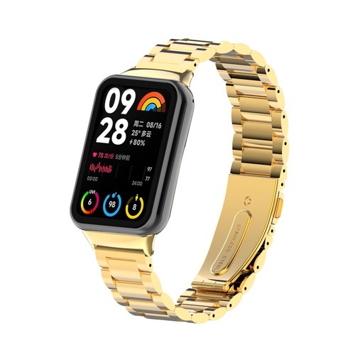 For Redmi Watch 4 / Xiaomi Mi Band 8 Pro Metal Silicone Leather Nylon Band Strap - Picture 153 of 452