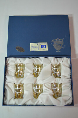 New Shot Glass Cristalleria Acampora ITALY Studio 8 Designer Argenteria Perrotta