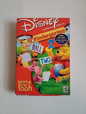 Disney's Typing Kindergarten W/ Pooh New & Sealed Take a Look Learning Ages 4-6