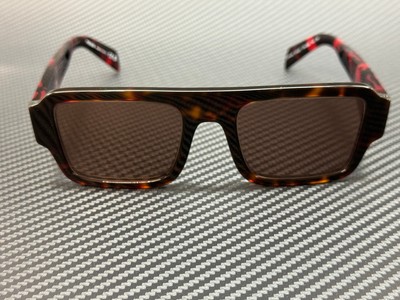 PRADA PR A05S 17N90B Tortoise Brown Mirror Men display picture 3