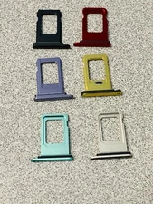 New For iPhone XR Replacement Nano Single Sim Card Holder Tray + Rubber Gasket