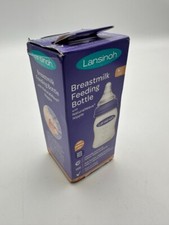 Lansinoh Momma Breastmilk Feeding Bottle with NaturalWave Slow Flow Nipple- NOB