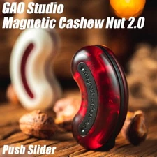 Gao Studio Cashew Hand Push Slider Fidget Desk Toys Gamer EDC PPB Gifts for Him