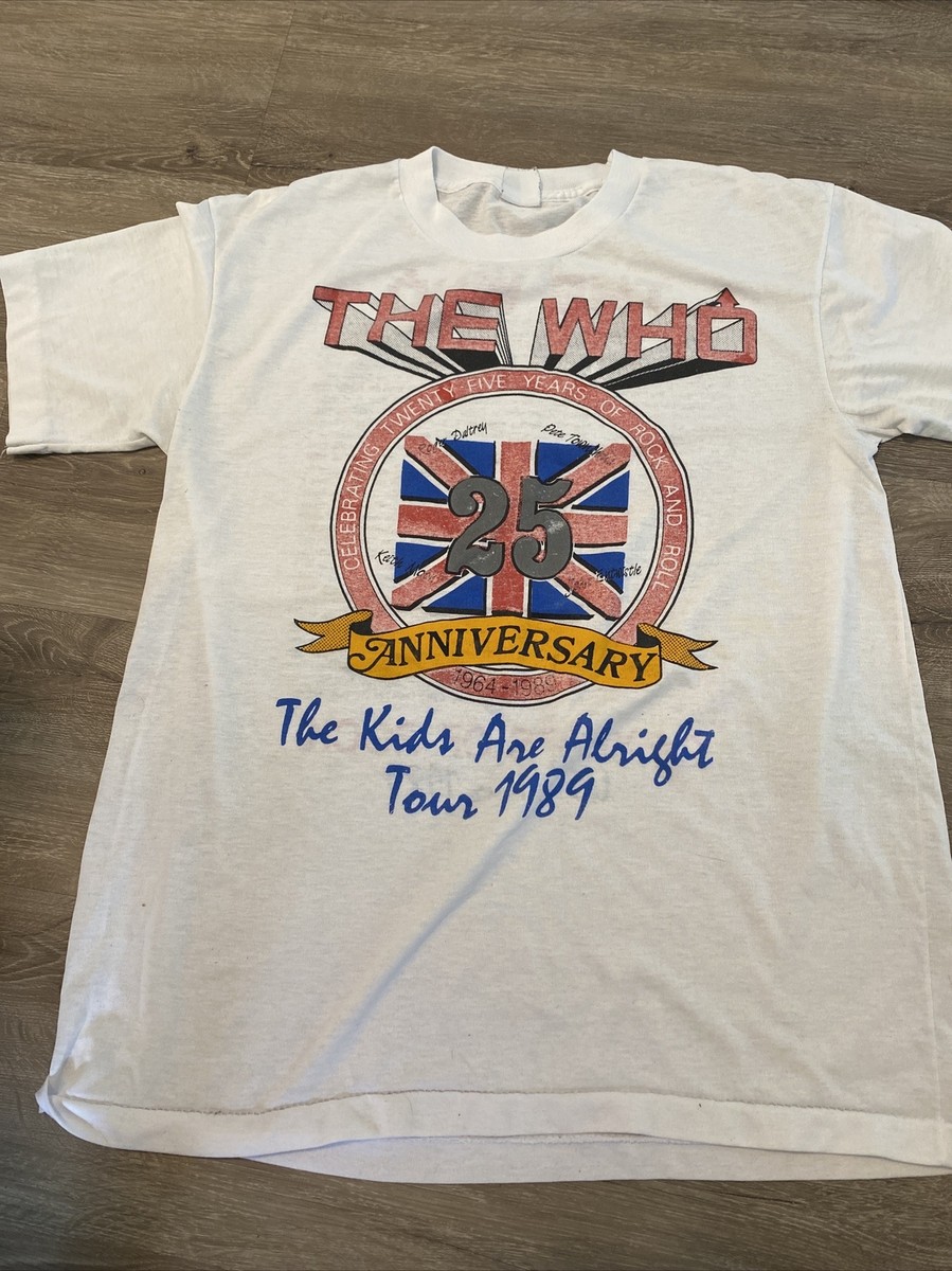 Vintage 1989 The Who T Shirt The Kids Are Alright Tour Vintage 1989 The Who T Shirt The Kids Are Alright Tour