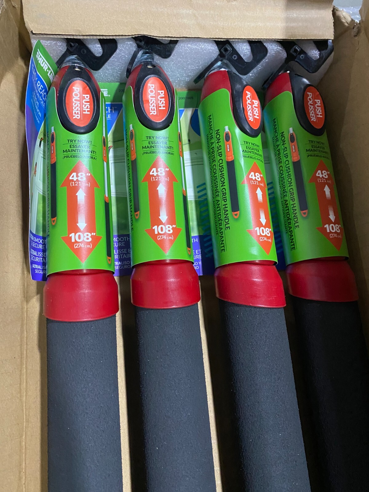 ShurLine Easy Reach Extension Pole Paint & Clean 4ft 9ft (48" 108