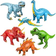 Colorful Dinosaur Inflate Assortment (About 2...