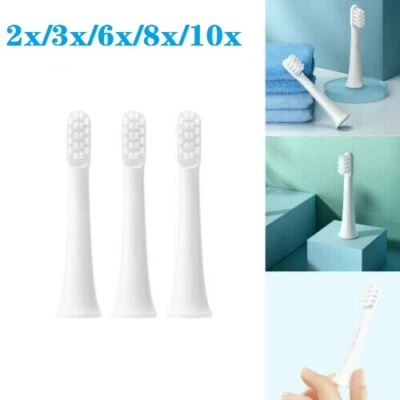 2-10x Testina di ricambio spazzolino da denti elettrico per Xiaomi Mijia T100 Mi