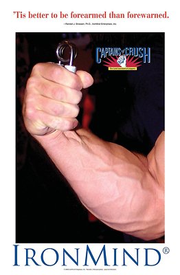 IronMind Captains of Crush Hand Gripper - Silver, No. 2 - (195 lb