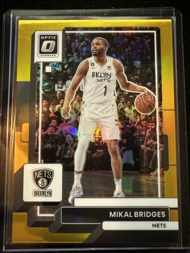 2022 Donruss Optic Basketball Gold Mikal Bridges #108