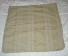 Ralph Lauren LRL Taupe Tea Stain Vintage Stripe 30" Euro Shams 2 100 Cotton