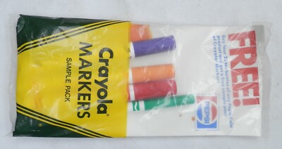 Vintage Crayola Markers Sample Pack Pepsi Promotion 1986