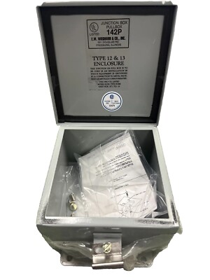 Wiegmann Junction Box Pullbox 142P Type 12 & 13 Enclosure