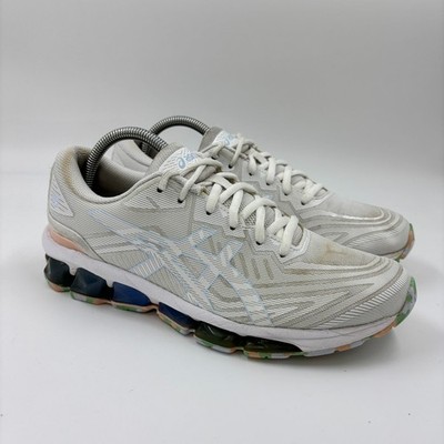 Asics Gel-Quantum 360 VII White Blue Womens US Size 9.5 1202A435 Running Shoes