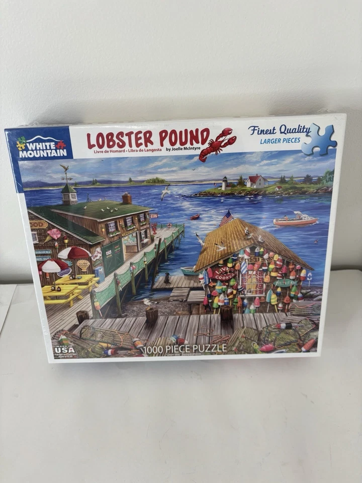 white mountain Puzzles 1000 piece Lobster Pound Home Sweet Home Readers Paradise - Image 3 of 4