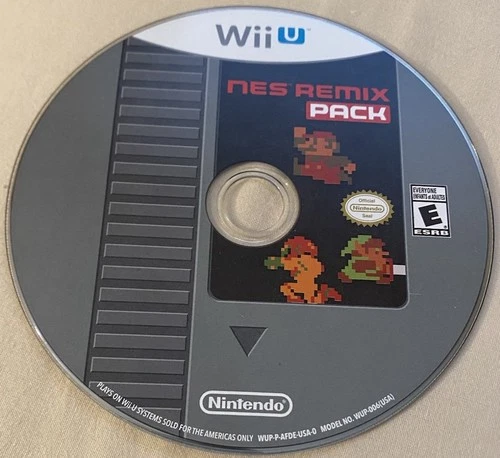 NES Remix Pack (Nintendo Wii U, 2014) Game Disc Only - Tested & Works