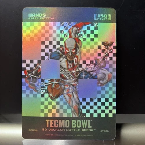 2026 Bo Jackson Battle Arena Tecmo Bowl Hands Jerry Rice BIG PIXEL STEEL BF