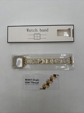 Rhinestones Encrusted Metal Bracelet and Case
