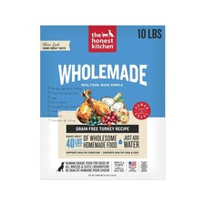 The Honest Kitchen Human Grade Wholemade Dehydrated Dog Food, Turkey, 10 lb