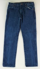Wrangler Jeans VTG 70s 80s 13MWZ Made USA Blue Mens 36x32 34x31.5 Actual
