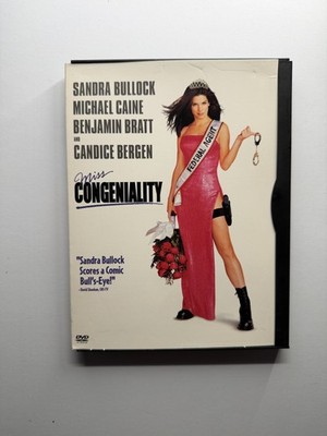 Miss Congeniality (DVD, 2000) Sandra Bullock Michael Caine PG-13 Widescreen